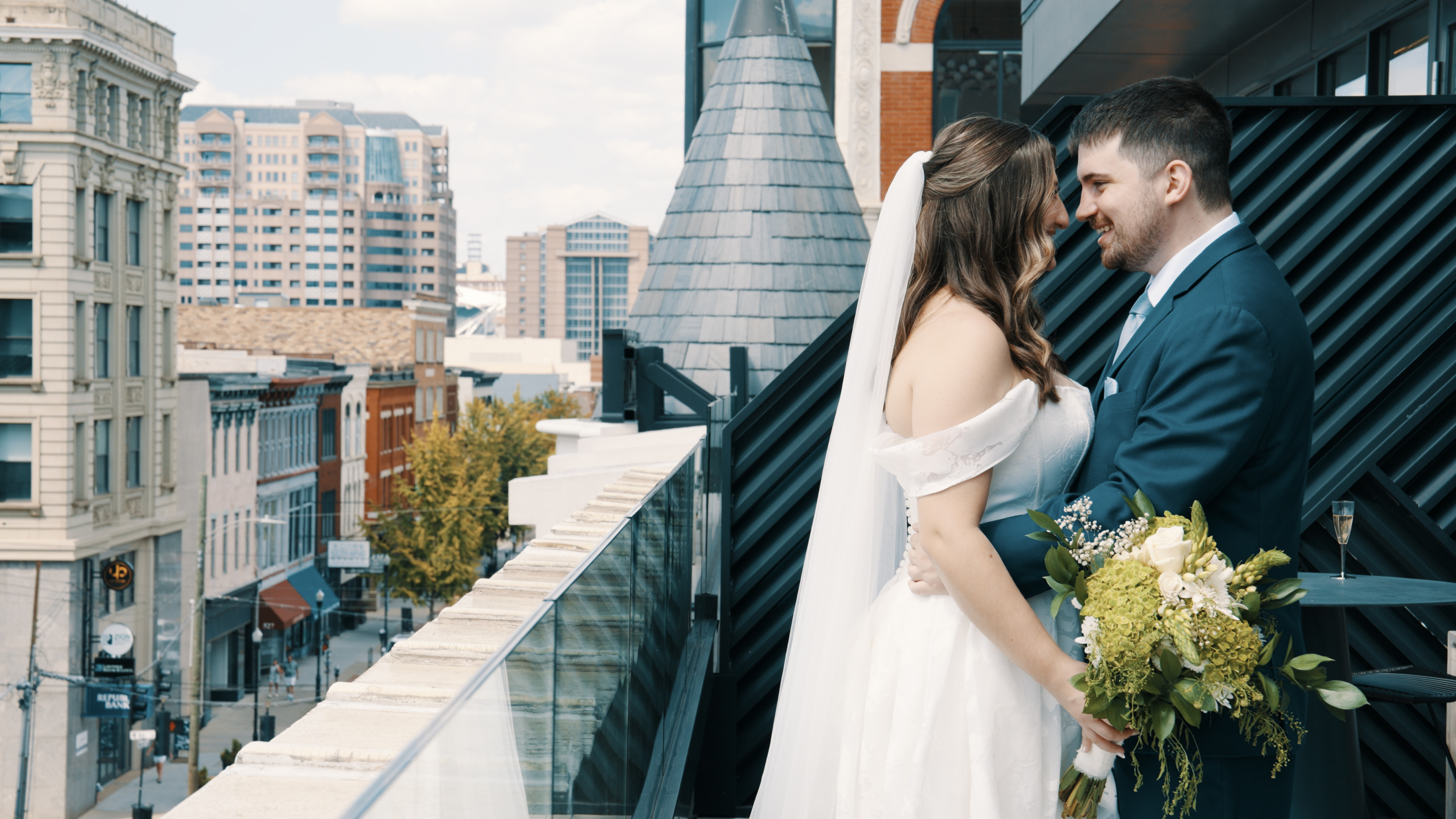A couple sharing a quiet moment